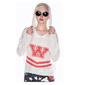 Wildfox Cheerleader Hooded Billy Sweater